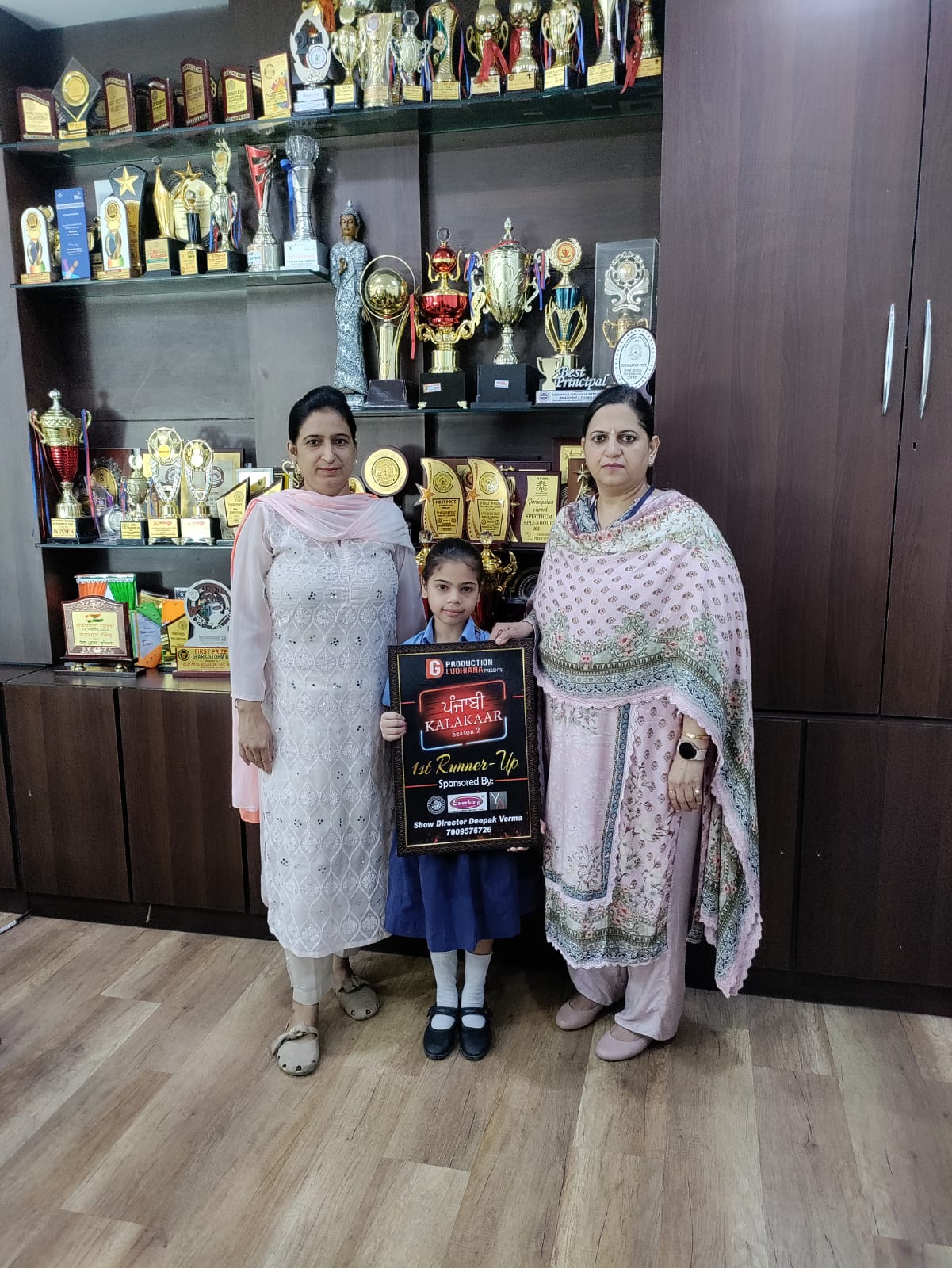 ​Talented Tanvi from BVM Kitchlu Nagar clinched First Runner Up position in District Level Modelling Competition